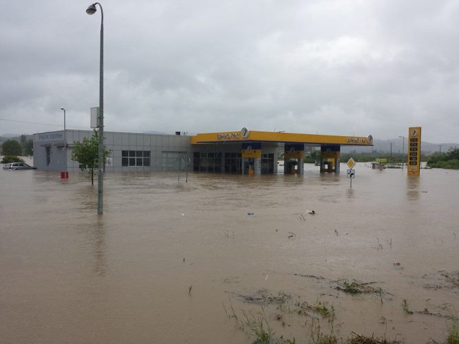 Doboj pod vodom, maj 2014/ Foto: Facebook Doboj pod vodom, maj 2014/ Foto: Facebook