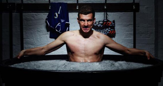 Džeko se pred utakmicu kupao u kadi punoj leda! 