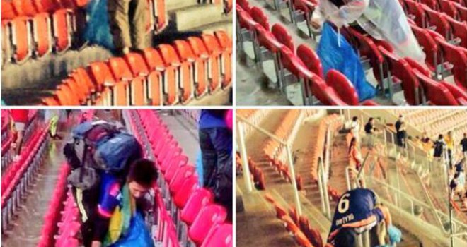 Japanski navijači nakon utakmice s Grčkom počistili cijeli stadion