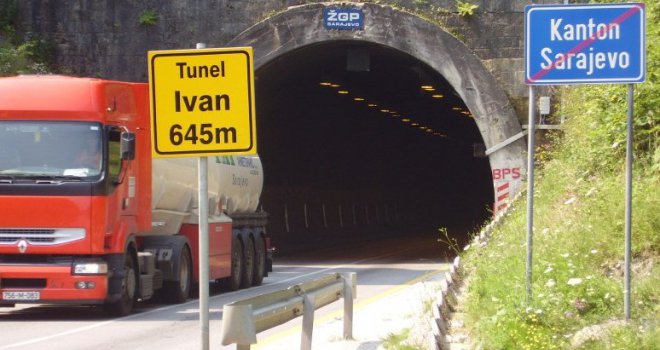 Usporen saobraćaj prema Hercegovini: Radovi u tunelu Ivan na putu Sarajevo - Konjic