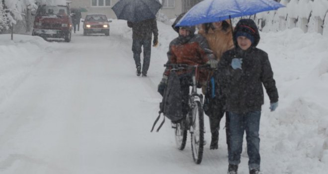 Vremenska prognoza za narednu sedmicu: Dolazi nam snijeg!