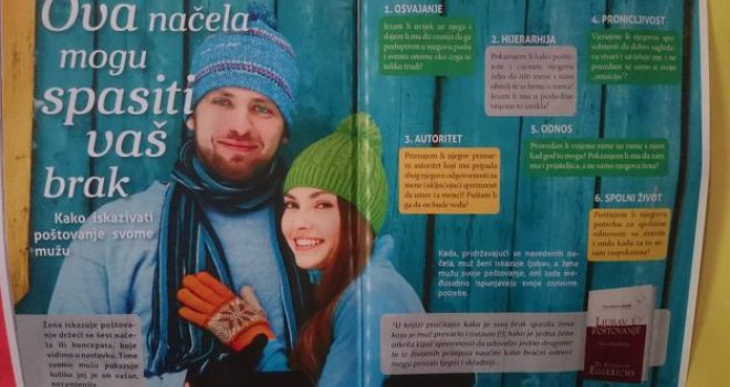 Crkveni letak za žene šokirao Hrvate: Puštam li ga da on bude vođa? Da li mu pružam seks i kad to ne želim?