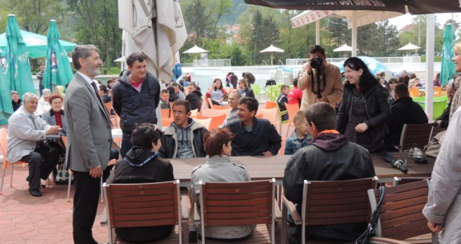 Druženje gradonačelnika Jasmina Imamovića sa djecom sa posebnim potrebama i štićenicima Doma za djecu