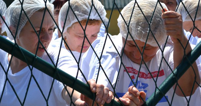 Drugi dan štrajka u tvornici Zvečevo – Lasta Čapljina: Radnici traže isplatu plaća i uplatu doprinosa