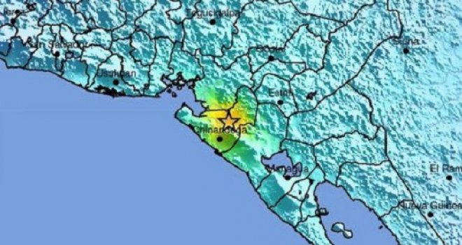 Snažan zemljotres pogodio Nikaragvu