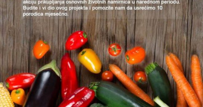 Pridružite se humanitarnoj akciji '10 životnih namirnica' i poklonite: Ulje, brašno, so, šećer, tjesteninu, sapun...