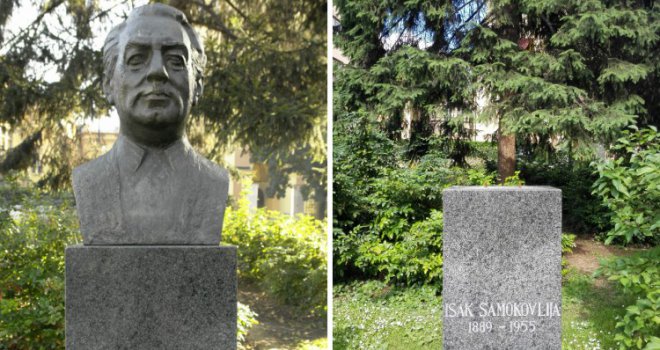 Sarajevo: Iz parka kod 'Svjetlosti' lopovi ukrali  skulpturu Isaka Samokovlije