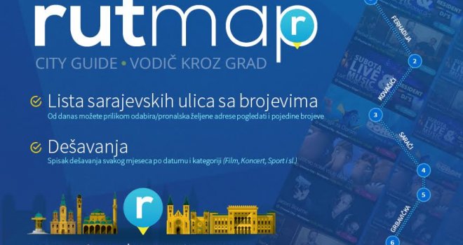 RUTMAP: Od danas pronađite sarajevske ulice sa tačnim brojem i saznajte gdje je...