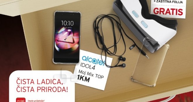  Čista ladica, čista priroda: Reciklirajte vaš stari mobilni telefon i dobićete Alcatel Idol 4 po super cijeni!