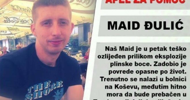 Apel građanima: Pomozite teško povrijeđenom Maidu Đuliću
