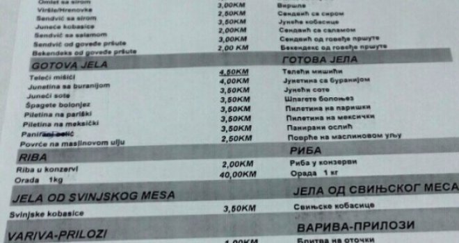 Srpski zastupnici u parlamentu BiH se žale: Samo klepe, japrak sarma... A gdje je srpska salata i svinjetina?