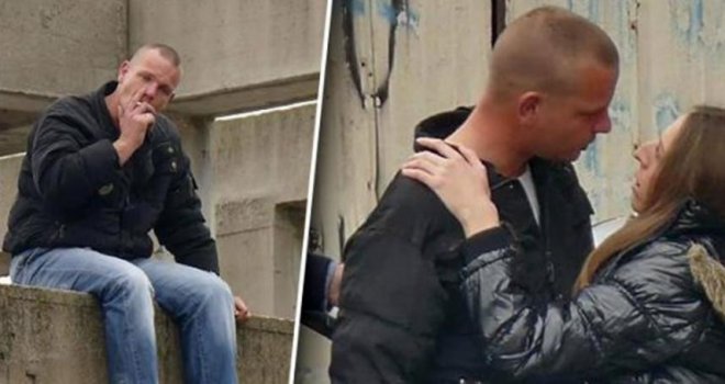 Ljubavna drama u Travniku: Pogledajte kako je supruga spriječila muža da skoči sa zgrade