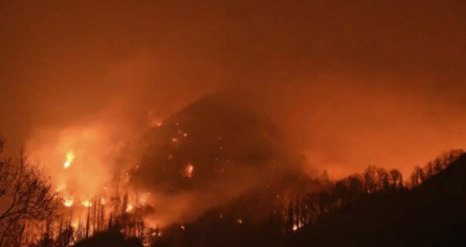Vatrogasci uspjeli obraniti kuće, požar u Neumu i dalje aktivan
