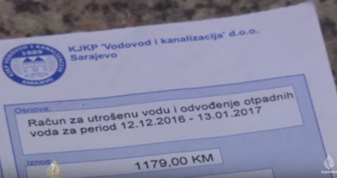 Šokirana Sarajka dobila račun za vodu od skoro 1.200 KM, u VIK-u joj rekli: Morate platiti, vodomjer je pokvaren!
