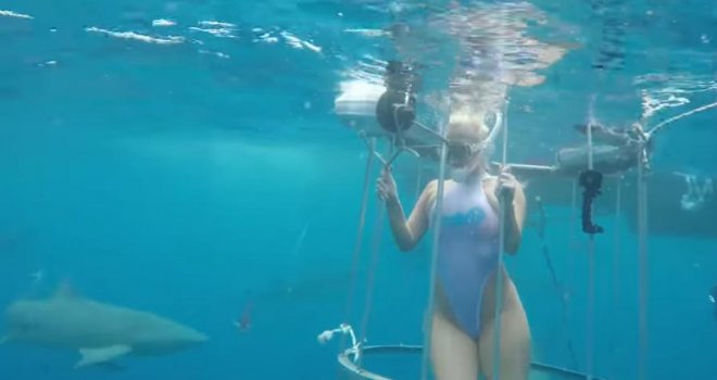 Drama na snimanju porno filma: Glumicu ugrizao morski pas, kamere sve zabilježile