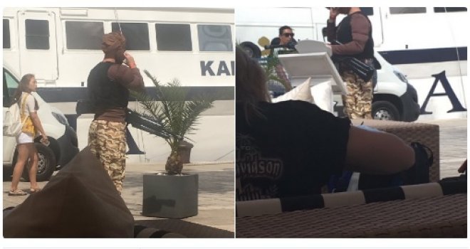 Šetao Hvarom obučen kao džihadista, sa puškom i bombaškim prslukom: 'Čim je ušao u bar...'