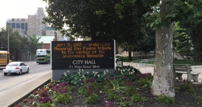 Gradonačelnik Hamiltona proglasio 11. juli Danom sjećanja na žrtve genocida u Srebrenici