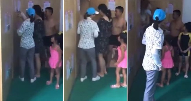 Htjeli se bezbrižno okupati u javnom kupatilu, pa ostavili dijete u ormariću za presvlačenje!?