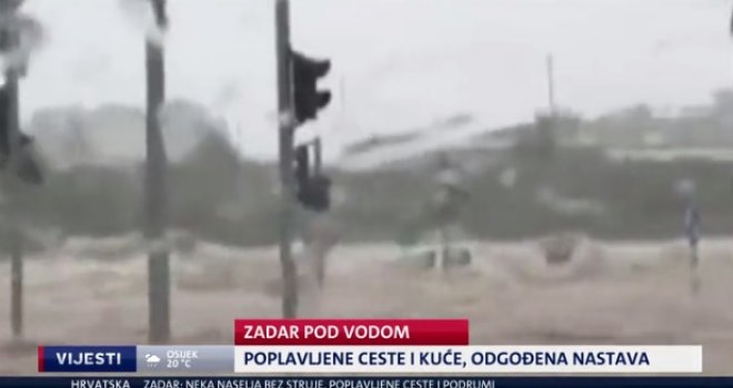 Poplava paralizirala Zadar, šteta ogromna: Pod vodom bolnice, hoteli, groblje, trgovački centri...