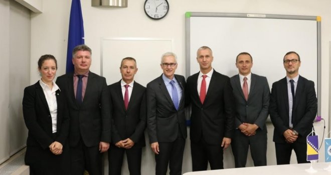 Generalni sekretar Interpol-a Jurgen Stock posjetio Direkciju za koordinaciju policijskih tijela BiH