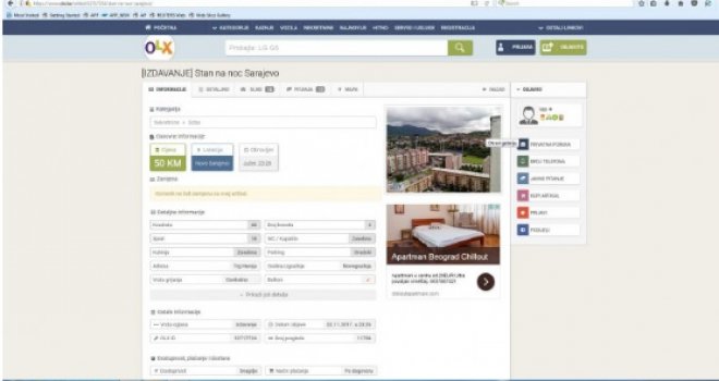 Cvjeta biznis rentanja soba u BiH, čak i na samo par sati: Evo koliko doseže mjesečna zarada