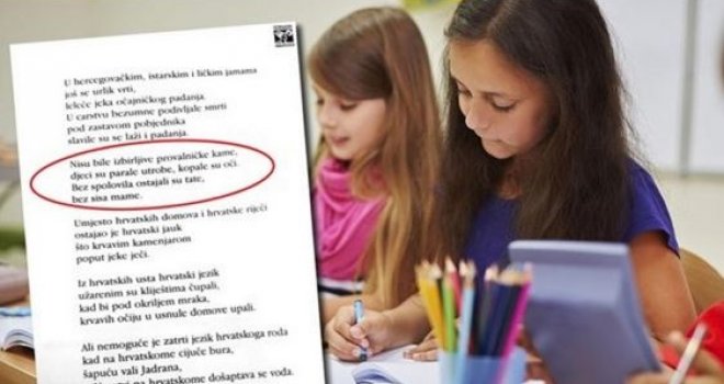 Skandal u Hrvatskoj: U lektiri za četvrti razred pjesmica o 