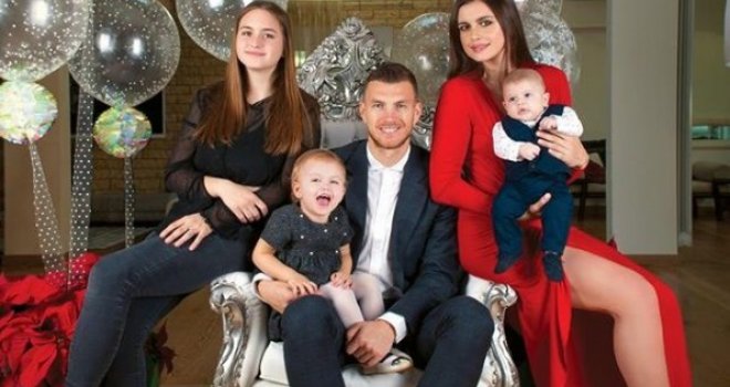 'Zapalio' društvene mreže: I Edin Džeko kćerkici Uni čestitao drugi rođendan