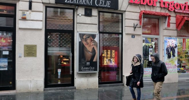 Oružana pljačka u centru Sarajeva: Upao u Zlatarnu Celje i otuđio nakit