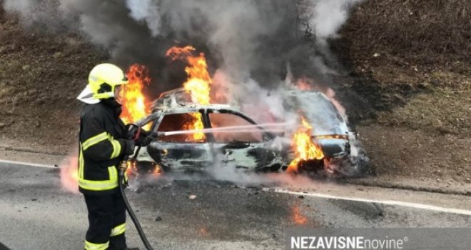 Tragedija na cesti: Kod Banjaluke u autu zagrebačkih tablica izgorio vozač