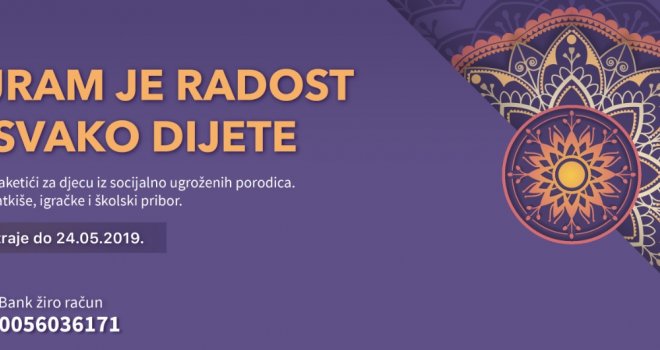 Budite dio projekta 'Bajram je radost za svako dijete': Donirajte slatkiše, igračke, slikovnice, paketiće...