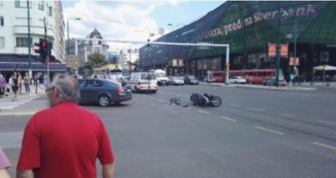 Na Marijin Dvoru motociklista povrijeđen u udesu