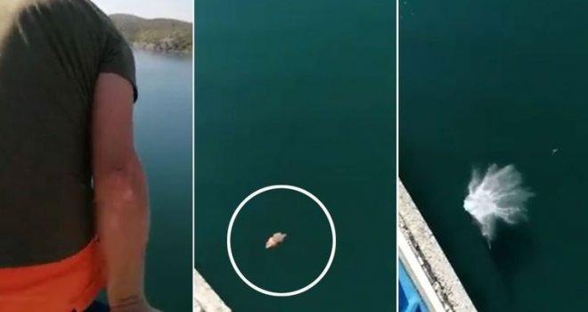 Stravičan skok mladića s visokog Šibenskog mosta:  'Ako poginem, reci ljudima da sam bio dobar'