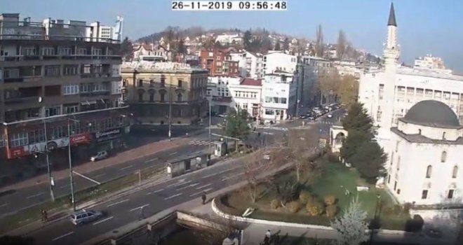 Pogledajte podrhtavanje: Nadzorna kamera zabilježila trenutak zemljotresa u Sarajevu