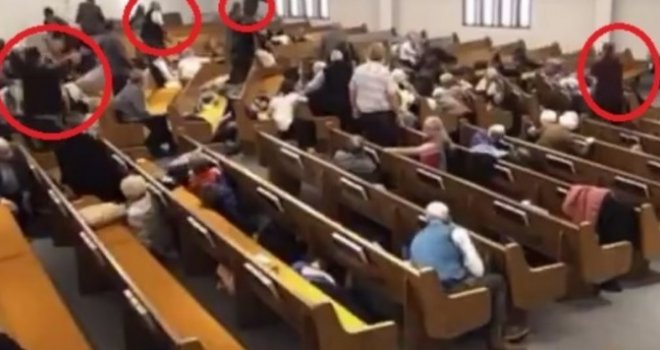 Najmanje dvije osobe stradale u pucnjavi u crkvi, napadača ubilo osiguranje