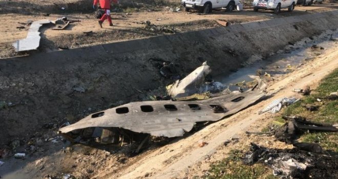 Ambasada Ukrajine povukla saopštenje: Uzroci pada aviona u Teheranu se razjašnjavaju