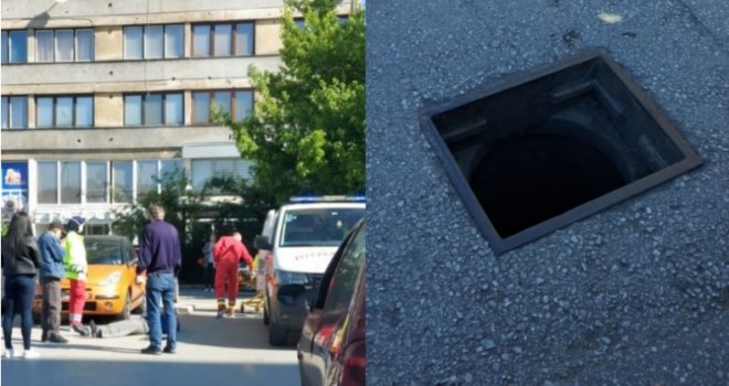 Muškarac upao u otvoreni šaht na Dolac Malti, prevezen u bolnicu