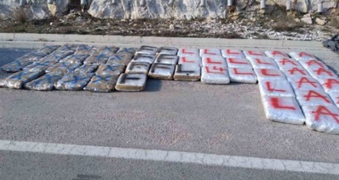 Velika zapljena: Na granici BiH i Crne Gore otkriveno 150 kilograma skanka