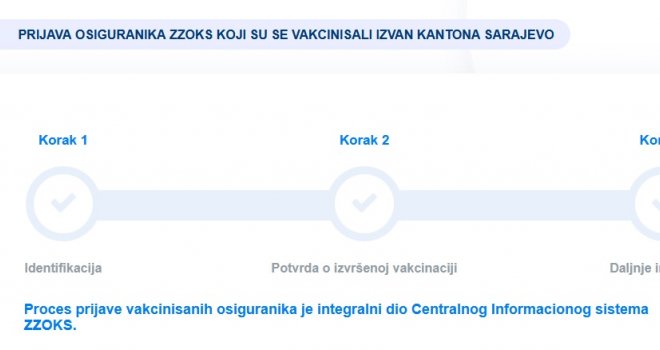 U funkciji aplikacija za registraciju osiguranika vakcinisanih izvan KS