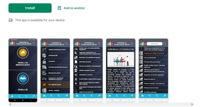 Mobilna aplikacija koju će građani moći koristiti na izborima