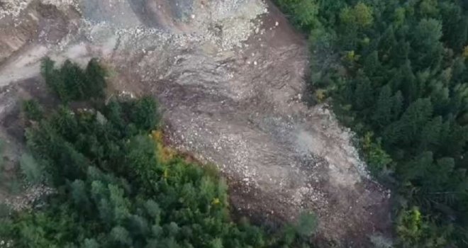 Snijeg sprječava utvrđivanje stanja klizišta na Curinim njivama iznad Sarajeva