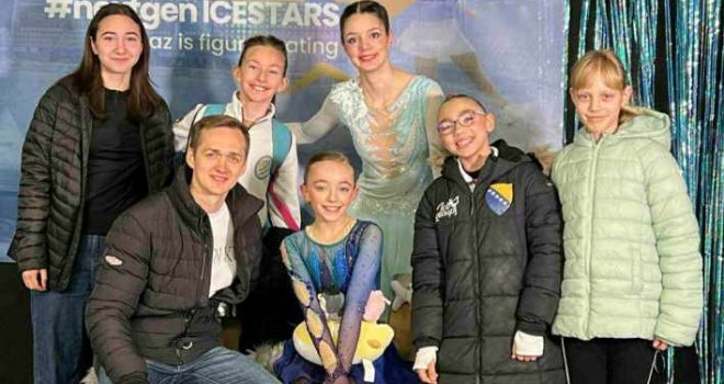 Odlična završnica klizačke sezone za KK Ice Group Sarajevo: Novi juniorski državni rekord, zlato i srebro za klupsku kolekciju