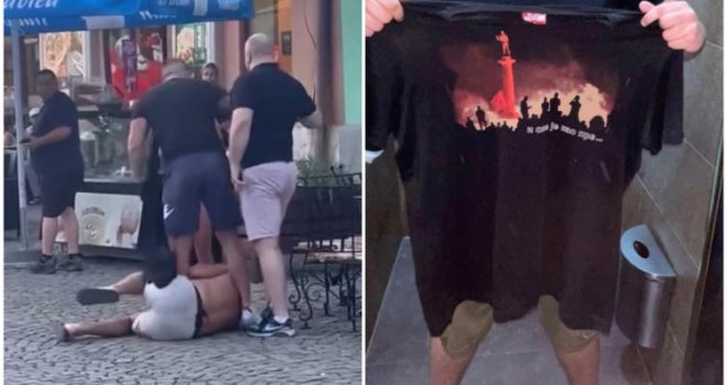 Muškarac koji je pretučen u Tuzli zbog majice Crvene zvezde je policajac iz Srbije: Poznata i imena napadača