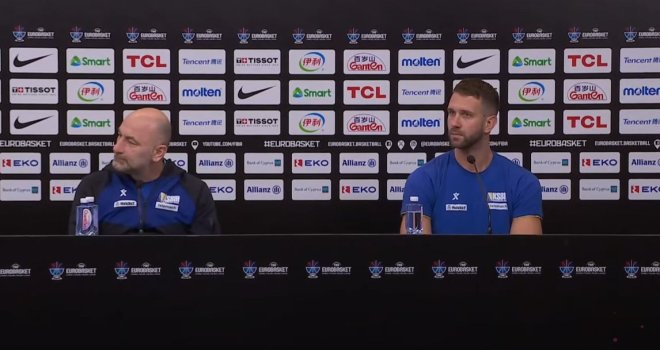 Bećiragić i Halilović uoči Eurobasketa: Spremni smo za velike stvari, igrat ćemo često s višom petorkom