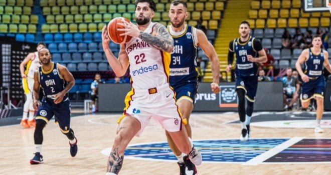 Zmajevi nemoćni protiv favorizirane Španije: Potpuno smo nadigrani, bh. košarkašima ništa nije polazilo za rukom (88:67) 