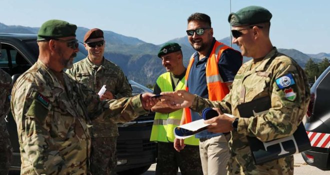 Rezervne snage iz Mađarske i pripadnici NATO KFOR-a stigli u BiH na vježbu Brzi odgovor 2025