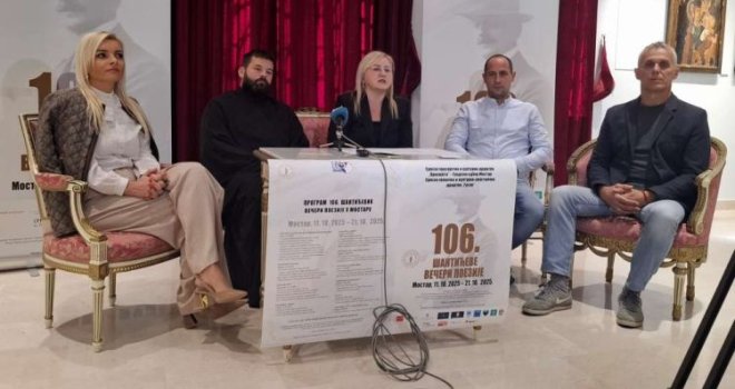 Šantićeve večeri poezije: Čuvar identiteta i kulturnog nasljeđa mostarskih Srba i most saradnje