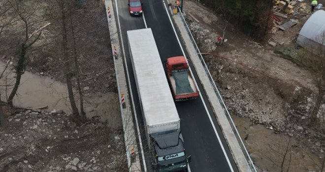 Most preko rijeke Ljubine na dionici Olovo – Semizovac ponovo u funkciji: Sanacija završena pet dana prije roka