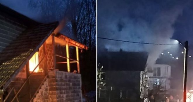 Potresna ispovijest žene kojoj je izgorjela kuća u Visokom: U sekundi je sve otišlo, suprugu je šaka spaljena