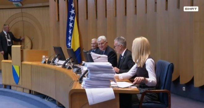 Ademović napravio lapsus: 'Delegat Radovan Karadžić nije u mogućnosti...' Čović: 'Gdje si Radovana našao sada?!'