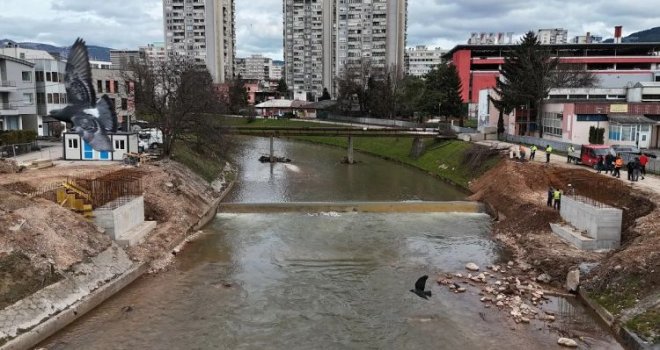U Sarajevu se gradi most inspirisan origamijem: Pogledajte kako napreduju radovi